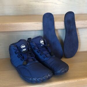 Hike Footwear Caspar Pro HF Non-slip Winter Barefoot Walking / Hiking Boots Navy